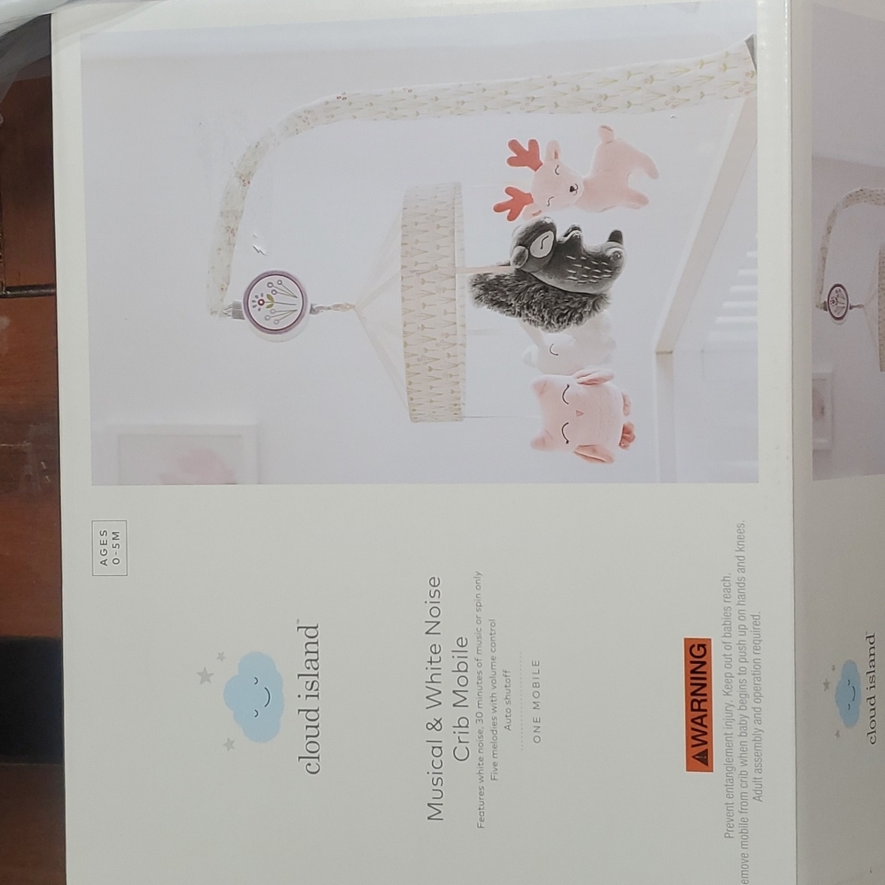 Cloud Island Girls crib mobile